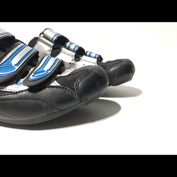 Performance Bicycle Azzuri Road Bike Cycling Shoes 3 Strap 8 8.5 - Picture 7 of 10